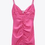 ZARA NWT DRAPED BEADED LINEN BLEND DRESS BLOGGERS FAV Photo 5