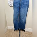 Judy Blue NTM: Medium Wash Dixie Jeans Wide Leg Cropped with Raw Hem Sz 9/29 Photo 5