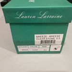 Lauren Lorraine Elegant Rhinestone Embellished Slide Sandals Size 9.5 by   Photo 2