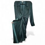 Zadig & Voltaire Rozo Satin Dress color is Peaks Size Large NWT Sold Out Online Photo 9