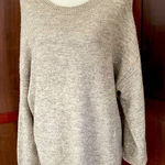 Leith Grey Oversized Pullover Sweater Size S Photo 0