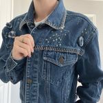 Liz Claiborne Vintage  Embroidered Jean Jacket Photo 7