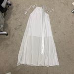 Show Me Your Mumu  medium adjustable halter tie sheer dress SW 3123 Photo 2