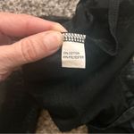 Women's Faux Leather Black Pants Medium Zip Up Photo 6