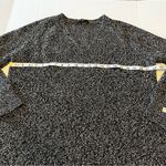 Athleta  Women Medium Black White V-neck Sweater‎ Long Sleeve Athleisure Winter Photo 4