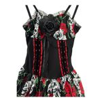 Lip service sugar skull dia Skull & Rose dress Goth & Punk dress size XS Photo 13