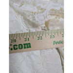 Investments Ivory Lace Bell Sleeve Tunic Top Women's XL Photo 5