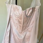 House Of CB House‎ of CB  ISRA CRYSTAL SATIN CORSET MINI DRESS  NWOT size M Photo 6