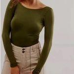 Free People  Low-Back Seamless Long Sleeve Top Photo 5
