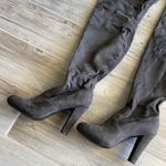 Zigi Soho Brock Gray Over the Knee Boots 4 Inch Heel & Size 8.5 Photo 5