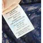 Trina Turk  Los Angeles Navy Blue Lace Overlay‎ Dress Size 6 Bell Sleeves Photo 3