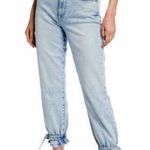 Alice + Olivia  White Women's Ankle Jeans High Waist Cropped Ankle Tie Denim 28 Photo 7