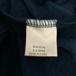 Papillon  Shift Dress 3/4 Sleeve Pockets Scoop Neck Scarf Blue Size M Photo 3