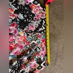 Aeropostale  Women’s Hot Pink Floral Skirt XL Mini Stretch Photo 2