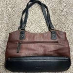 BOC Brown and Black with Buckle Pebble Texture Hand Bag Photo 1
