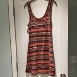 Free People  Striped Multicolor Sleeveless Knit Dress Photo 1