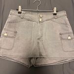 Denim Cargo Mini Skirt Size L Photo 3