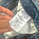 Driftwood  Blue Jeans with Embroidered Hem 27 Mid Rise Light Wash Photo 3