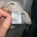 Wildfox Engaged Beige Swoop Neck T-Shirt Oversized Photo 4