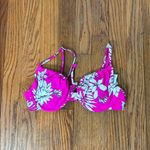 California Waves  Tropical Pink‎ Bikini Top S NWOT Swimsuit Bathing suit Beach Photo 1