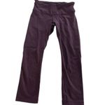 Lululemon Leggings Womens 4 Purple Wunder Under Crop III Full-On Luon 21" Photo 1