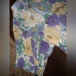 Baltic Born  floral maxi pansy print L maxi dress holiday party classic boho $129 Photo 8