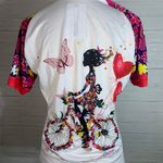 21 Grams Womens Full Zip Cycling Jersey Shirt Lightweight Bicycle Butterfly M Photo 4
