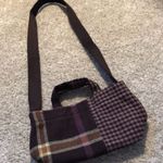 Madewell mini crossbody tote in mixed plaid Photo 0