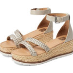 DV Dolce Vita‎ Women's Bannon Raffia Wedge Sandals Tan Brown Size 8 Photo 0