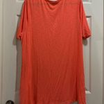 Old Navy Women’s luxe oversize short sleeve shirt coral plus size 2X NWT Photo 3