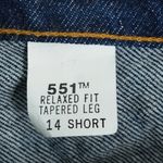Levi's Vintage 90s 551 Jeans Womens 14 Short Relaxed Fit Tapered Leg 1996 Photo 8