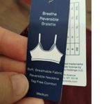 Gap Body NWT Women's Size Medium Cabernet Lace Soft Breathe Reversible Bralette Photo 8