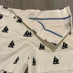 J.Crew ‎ white boat pattern shorts size 4 Photo 3