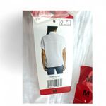 Jessica Simpson NWT Top White Short Cap Sleeve Gauze Relaxed Fit High-Low M Photo 4