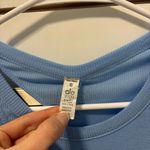 Alo Yoga  Ribbed Peak Tank Top Blue Photo 4