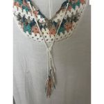 Milana Fashion White Cotton Blend Color Tassel /crochet Swim Cover L/XL Size L Photo 2