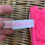 PINK - Victoria's Secret  Lace Long Line Bralette Bandeau Size M Photo 7