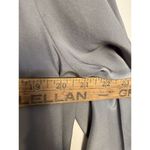 Lafayette 148 NY Gray Blouse Silver Thread Holiday Dressy Casual Date‎ Nite Size M Photo 4