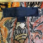 Rachel Roy Wrap Top Womens M Multicolor Paisley Tie Back Boho Festival Hippie Orange Size M Photo 3