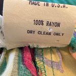 Neiman Marcus Vintage 80's Abstract Safari Style Flowy Shorts Small Photo 4