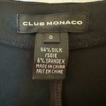 Club Monaco  Black Van Silk Cap Sleeve Mini Dress Photo 1