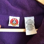 Looney Tunes Vintage  Jacket Adult Large Fleece 1/4 Zip Tweety Bird Purple 2001 Photo 4