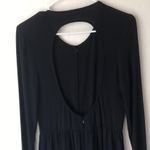 Flynn Skye  Black Button Down Open Back Dress Photo 1