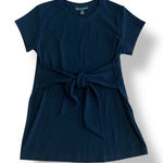 A pea in the pod Tie-Front Textured Maternity Top Womens Size XS Black Photo 0