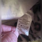 Leopard print faux fur Jacket Ham & Threads hoodie pull on size L Brown Size L Photo 9