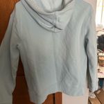 Life is Good  Women's Light Blue Hoodie with Daisy Embroidery Photo 2