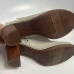 Toms gray peep Toe Heels size10 Photo 7