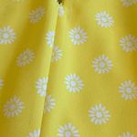 Calvin Klein Yellow Floral Print Sheath Dress Sunflower Sleeveless Size 12 Women Photo 8