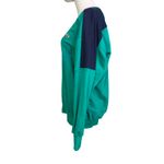 Lacoste  Chemise Colorblock Crewneck Sweatshirt Green Purple Logo Embroidery 4 Photo 8