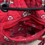Vera Bradley Vintage Red Bandana Mini Backpack Cotton with Drawstring Photo 5